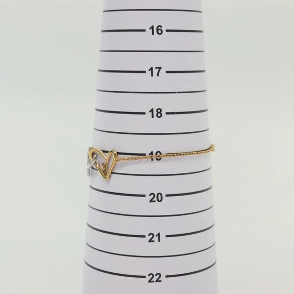 LOUIS VUITTON Brassle Heart Falling in Love Bracelet Gold M00466 LV Auth 136741 - Picture 11 of 12
